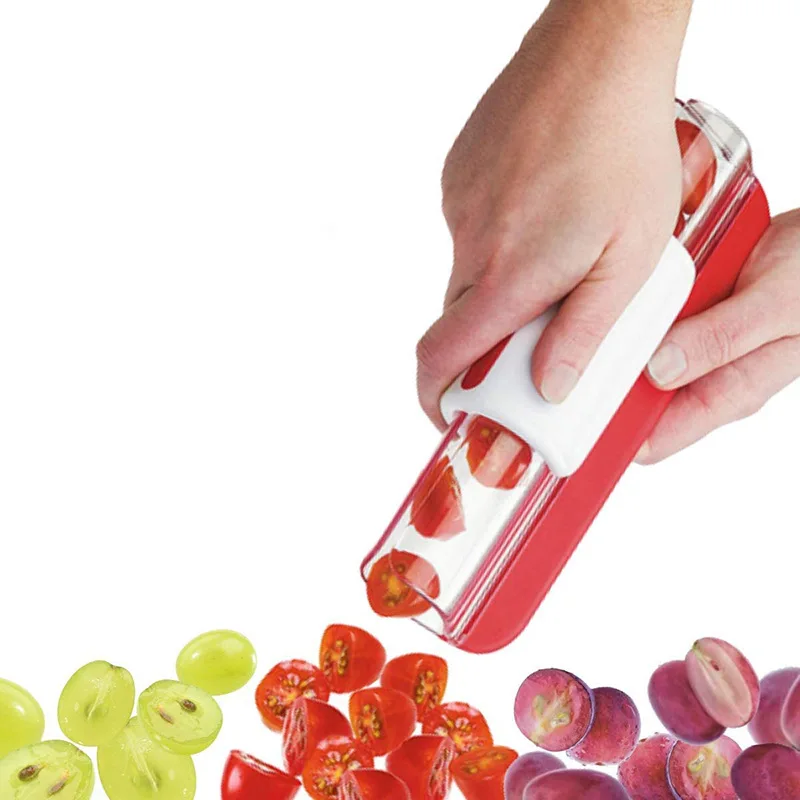 Cherry Tomato Chip Slicer Grape Cutter Vegetable Fruit Zip Slicer Knife Chopper Multifunctional Kitchen Tools Cocina Accesorios
Cherry Tomato Chip Slicer Grape Cutter Vegetable Fruit Zip Slicer Knife Chopper Multifunctional Kitchen Tools Cocina Accesorios
