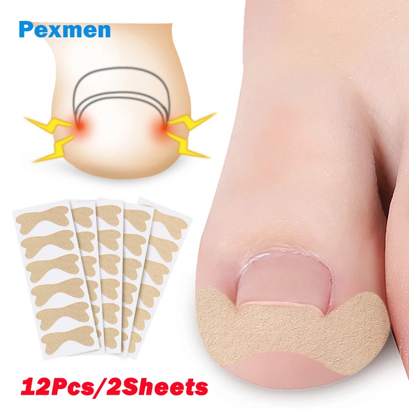Pexmen 12Pcs Ingrown Toenail Correction Sticker Adhesive Toenail Patch Elastic Nail Treatment Corrector Sticker Foot Care Tool
Pexmen 12Pcs Ingrown Toenail Correction Sticker Adhesive Toenail Patch Elastic Nail Treatment Corrector Sticker Foot Care Tool