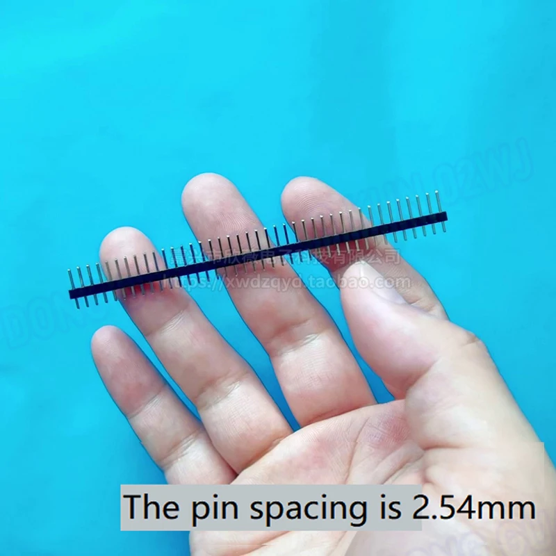 5 PCS Row Pin 40P Single / Double Row Of Pins Straight/Curved Black 2.54mm Pitch Iron / Gold Plated Copper Pin Various Colours
5 PCS Row Pin 40P Single / Double Row Of Pins Straight/Curved Black 2.54mm Pitch Iron / Gold Plated Copper Pin Various Colours