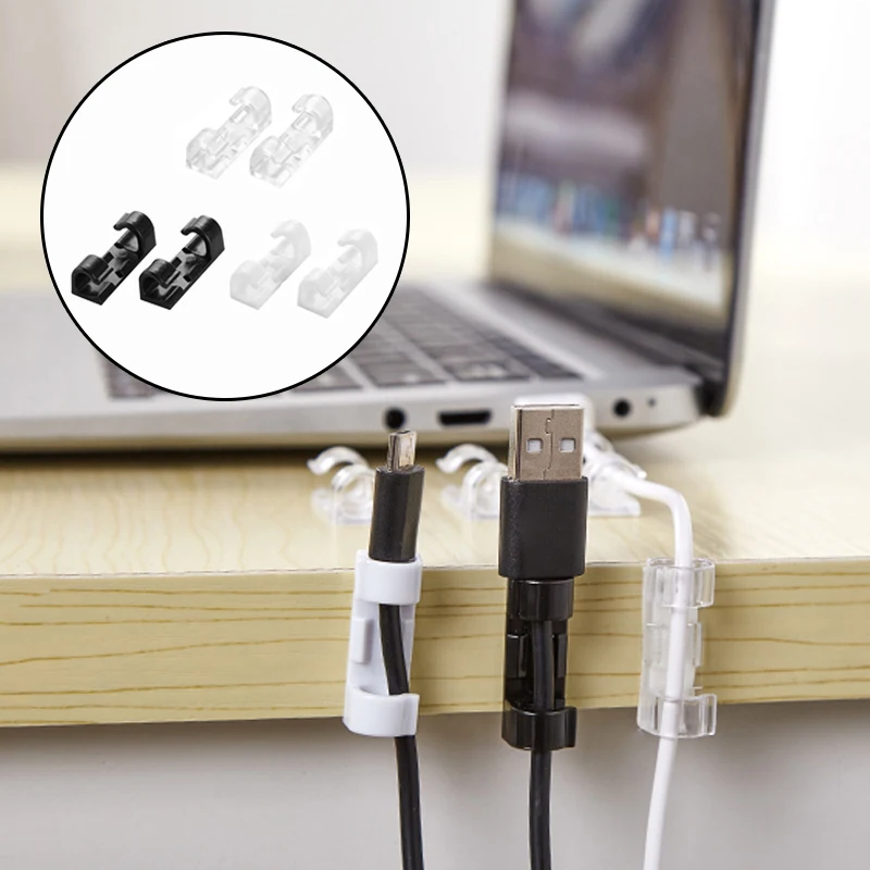 20 Pcs Universal USB Cable Organizer Desktop Tidy Cable Management Clips Wall Mount Self-adhesive Mini Data Line Cable Winder
20 Pcs Universal USB Cable Organizer Desktop Tidy Cable Management Clips Wall Mount Self-adhesive Mini Data Line Cable Winder