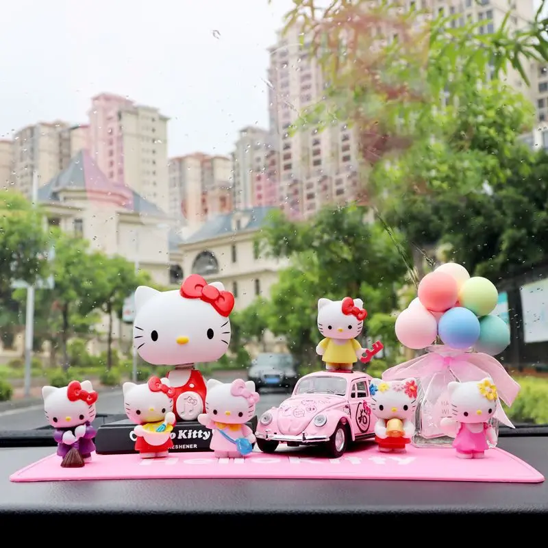 Hello Kitty Sanrio Car Ornaments Full Set Kawaii Anime Figure Girl Heart Cute Cartoon Interior Decoration Children Gifts Toys
Hello Kitty Sanrio Car Ornaments Full Set Kawaii Anime Figure Girl Heart Cute Cartoon Interior Decoration Children Gifts Toys