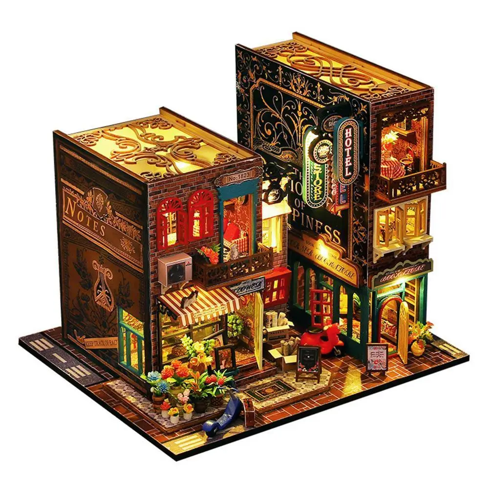 Diy Wooden Scarbrough Hotel Book Nook Miniatures Shelf Insert Doll Houses Building Kits Bookshelf Toys For Adults Birthday S6Z9
Diy Wooden Scarbrough Hotel Book Nook Miniatures Shelf Insert Doll Houses Building Kits Bookshelf Toys For Adults Birthday S6Z9