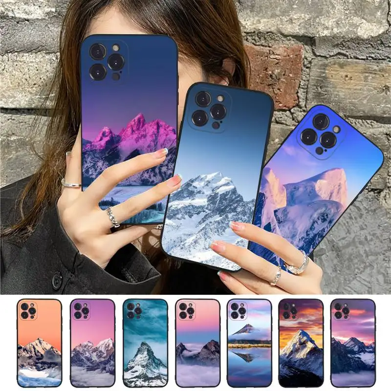FHNBLJ Snow Mountain Phone Case For iPhone 13 Pro MAX 14 11 12 Mini X XS XR 6 7 8 Plus SE 2020 Soft TPU Cover
FHNBLJ Snow Mountain Phone Case For iPhone 13 Pro MAX 14 11 12 Mini X XS XR 6 7 8 Plus SE 2020 Soft TPU Cover