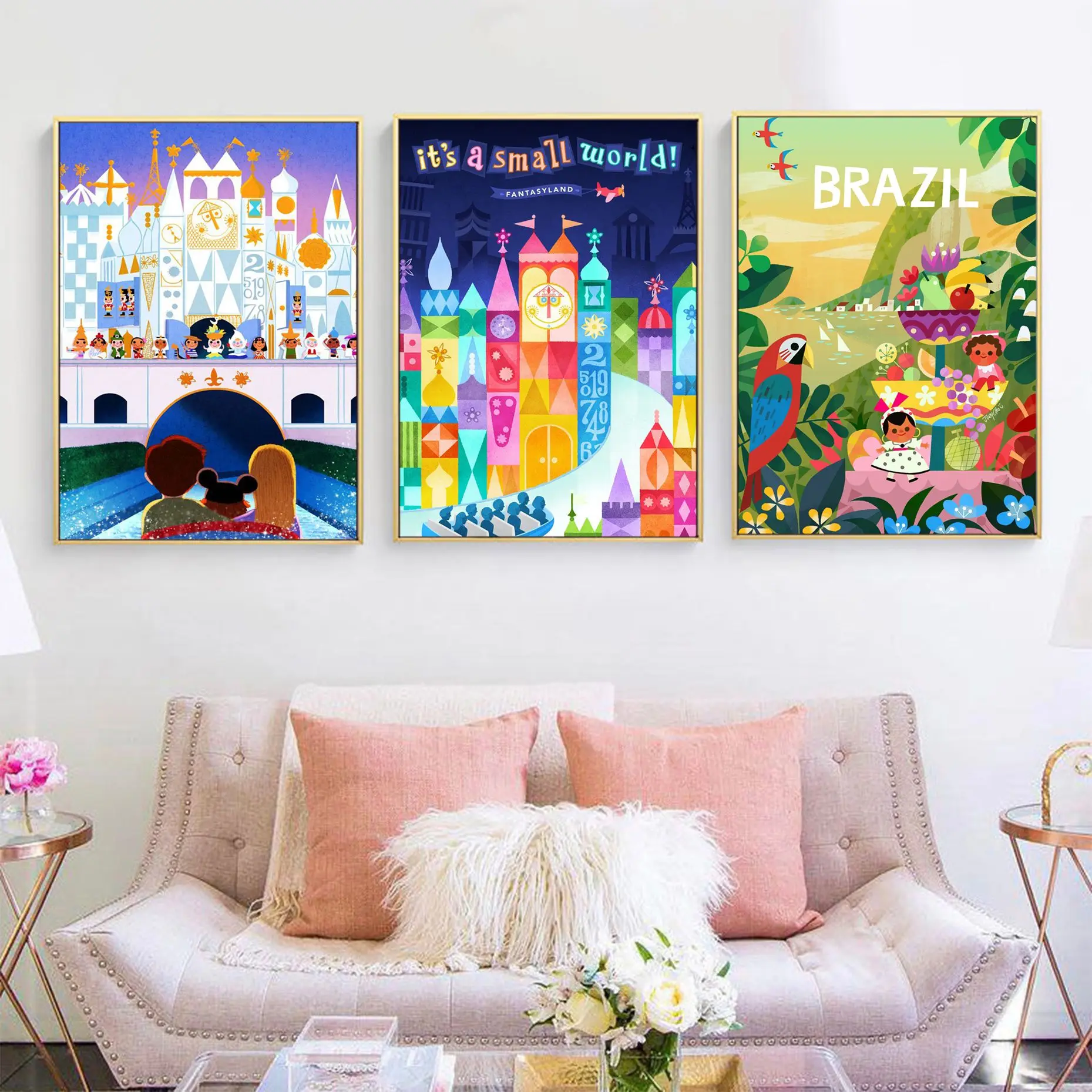 Винтажные постеры Disney It Is A Small World, клейкие декоративные картины, настенные художественные наклейки, белая фотография
Винтажные постеры Disney It Is A Small World, клейкие декоративные картины, настенные художественные наклейки, белая фотография