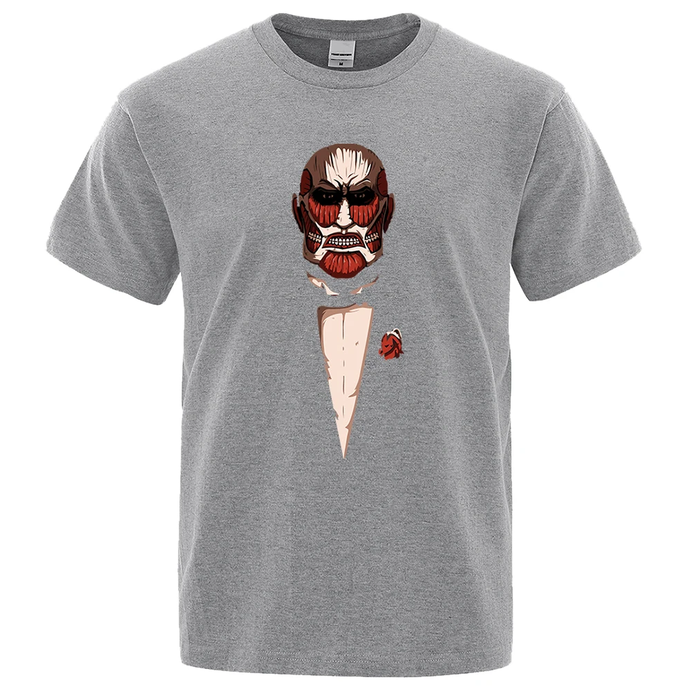 Attack on Titan anime Cartoons Print Male T-Shirt Fashion Print T Shirt Soft Oversize T-Shirts Summer Loose Street Men Clothing
Attack on Titan anime Cartoons Print Male T-Shirt Fashion Print T Shirt Soft Oversize T-Shirts Summer Loose Street Men Clothing