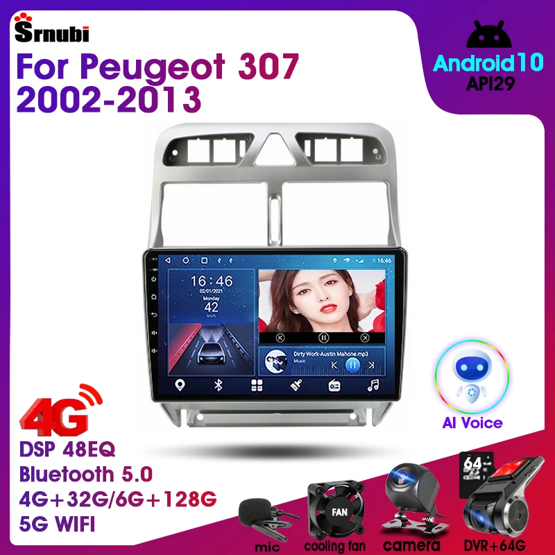 Android 10 AI Voice 2 Din для Peugeot 307 2002-2013, автомобильное радио, мультимедийный плеер 5G WiFi RDS DVD GPS, Раздельный экран, плавающее окно
Android 10 AI Voice 2 Din для Peugeot 307 2002-2013, автомобильное радио, мультимедийный плеер 5G WiFi RDS DVD GPS, Раздельный экран, плавающее окно