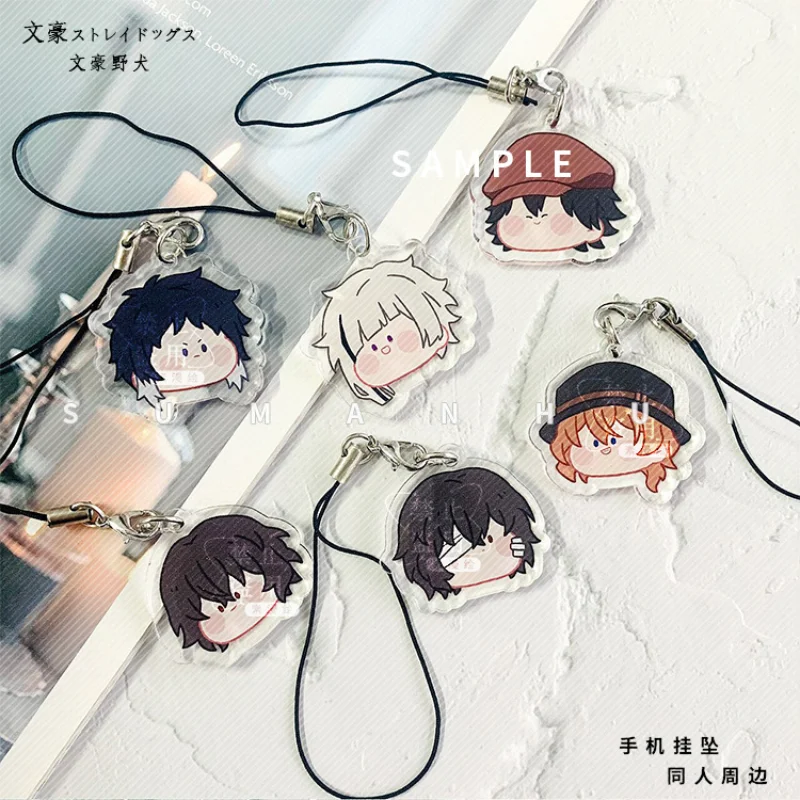 Bungo Stray Dogs Mobile Phone Straps Dazai Osamu Ryunosuke Akutagawa Nakahara Chuuya Acrylic Pendant Anime Lanyard Girls Gifts
Bungo Stray Dogs Mobile Phone Straps Dazai Osamu Ryunosuke Akutagawa Nakahara Chuuya Acrylic Pendant Anime Lanyard Girls Gifts