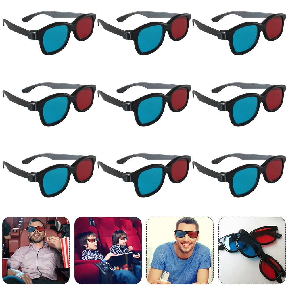 20pcs Red Cyan Frame Glasses Anaglyph 3D Glasses for Movie Cinema Theater 3D 3D Projector
20pcs Red Cyan Frame Glasses Anaglyph 3D Glasses for Movie Cinema Theater 3D 3D Projector