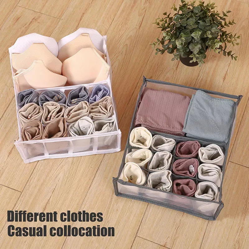 Underwear Storage Box With Compartments Socks Bra Underpants Organizer Drawers Bra Storage Box Foldable Drawer Closet Organizer 
Underwear Storage Box With Compartments Socks Bra Underpants Organizer Drawers Bra Storage Box Foldable Drawer Closet Organizer