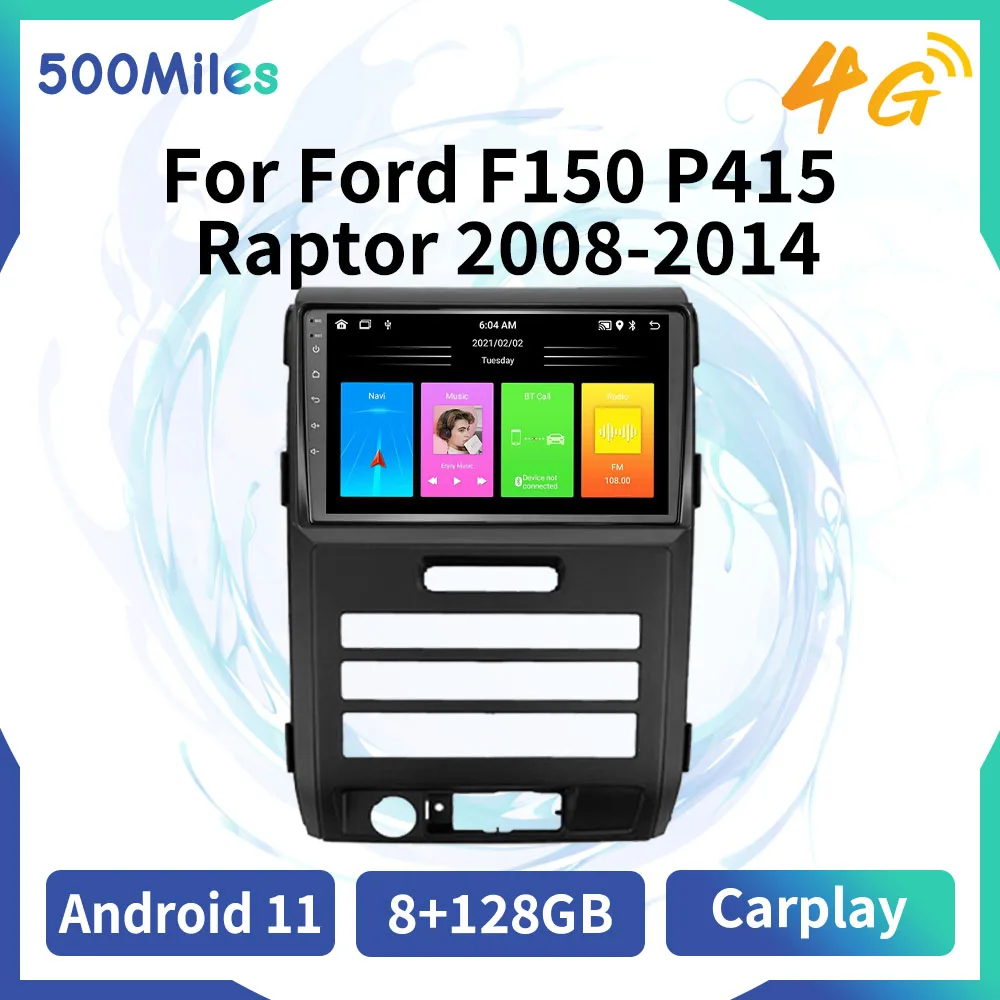Car Multimedia Player for Ford F150 P415 Raptor 2008-2014 2 Din Android Radio Stereo Navigation GPS Autoradio Head Unit Carplay
Car Multimedia Player for Ford F150 P415 Raptor 2008-2014 2 Din Android Radio Stereo Navigation GPS Autoradio Head Unit Carplay