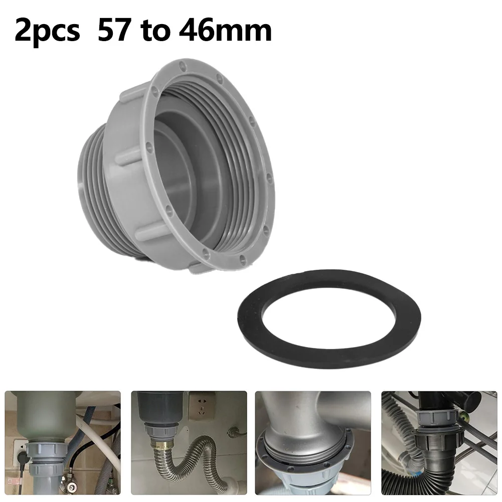 Drain Pipe Joint Sink Pipe Adapter Kitchen Accessories 3 Sizes Universal Sink Hose Connector Down Pipe Reducer
Drain Pipe Joint Sink Pipe Adapter Kitchen Accessories 3 Sizes Universal Sink Hose Connector Down Pipe Reducer