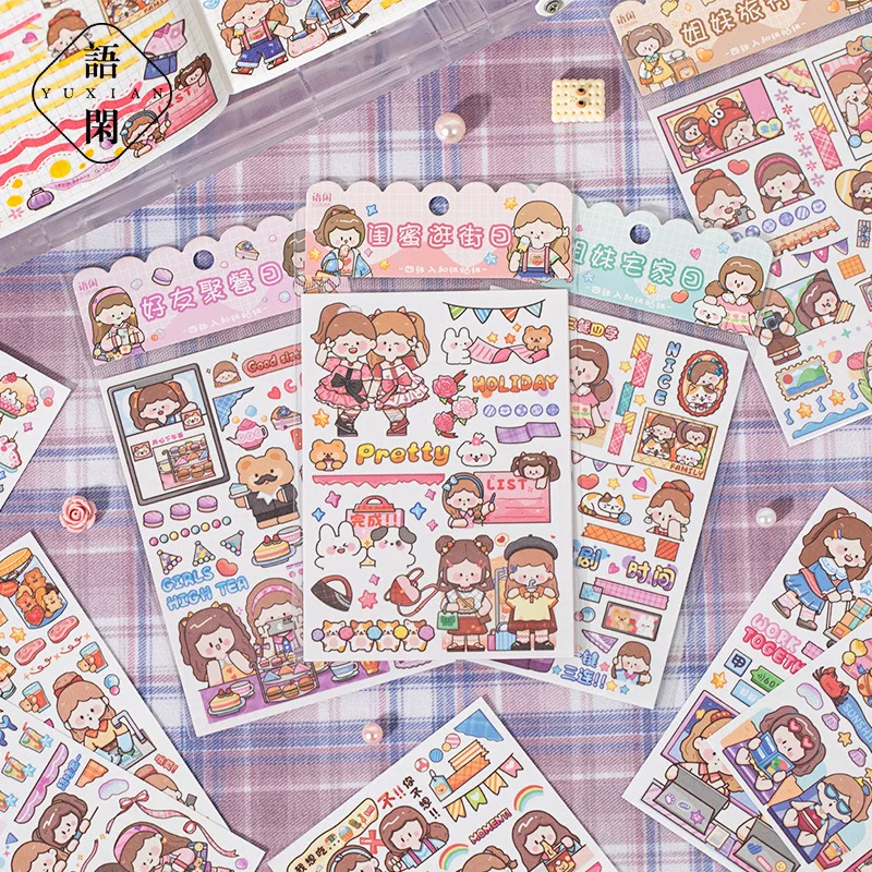 20sets/1pack Kawaii Stationery Stickers Dicky BFF Daily Diary Planner Decorative Stickers Scrapbooking Craft Stickers
20sets/1pack Kawaii Stationery Stickers Dicky BFF Daily Diary Planner Decorative Stickers Scrapbooking Craft Stickers