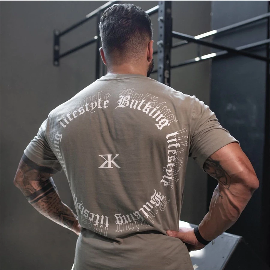 2022 New cotton Skinny T shirt Bodybuilding Workout Gym Black Fitness T-shirt Men Running printing Sport Tees Tops Clothing
2022 New cotton Skinny T shirt Bodybuilding Workout Gym Black Fitness T-shirt Men Running printing Sport Tees Tops Clothing