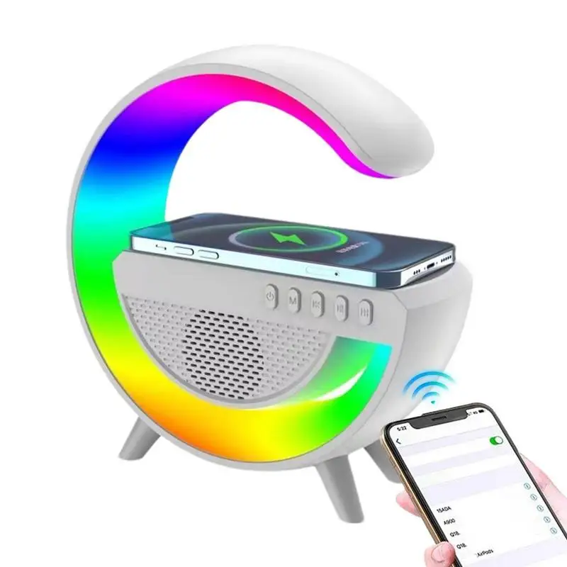 3 In 1 LED RGB Night Light With Six Light Mods Atmosphere Lamps Speaker Wireless Charger Children Sleep Bedroom Decoration
3 In 1 LED RGB Night Light With Six Light Mods Atmosphere Lamps Speaker Wireless Charger Children Sleep Bedroom Decoration