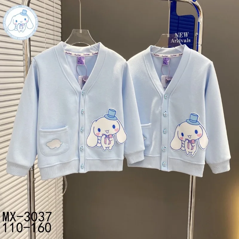 Sanrio My Melody Kuromi Kawaii Дети мальчики девочки мультфильм осень зима Корейская одежда пальто Детская куртка топы хлопковый свитер
Sanrio My Melody Kuromi Kawaii Дети мальчики девочки мультфильм осень зима Корейская одежда пальто Детская куртка топы хлопковый свитер