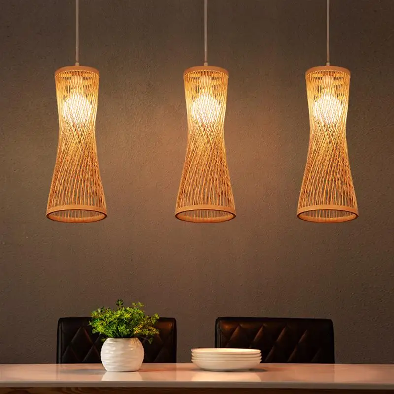 Japanese Bamboo Chandelier Chinese Style Rattan Woven Hanging Light Ceiling Lamp for Home Cafe Bar Decorate Restaurant Lighting
Japanese Bamboo Chandelier Chinese Style Rattan Woven Hanging Light Ceiling Lamp for Home Cafe Bar Decorate Restaurant Lighting