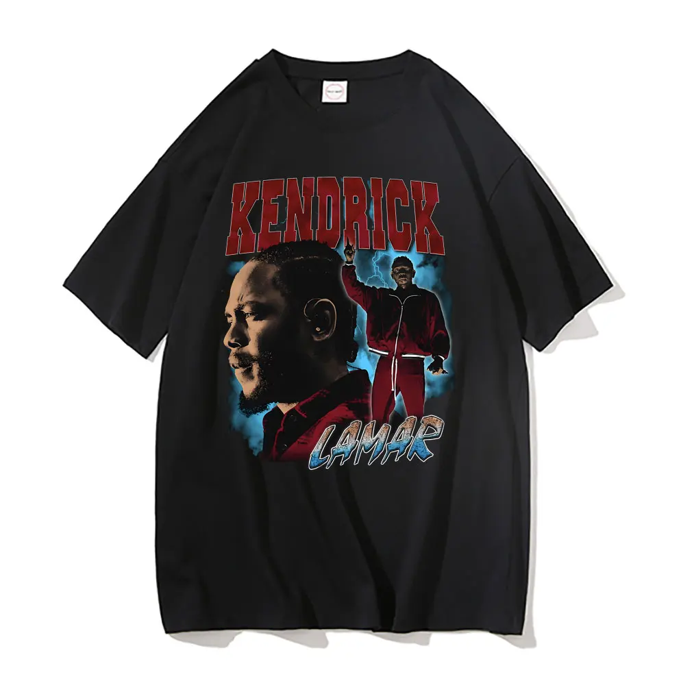 

Rapper Vintage 90s Kendrick Lamar Graphic Print Tshirt Male Casual Oversized Tees Man Cool Streetwear Men Women Hip Hop T Shirt