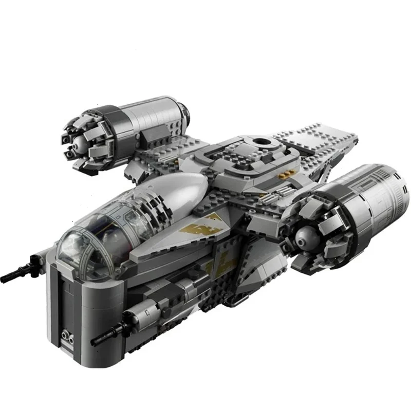Star Plan Mandalorian Razor Crest Spacecraft Building Blocks Bricks Spaceship Birthday Christmas Gift Toy Compatible 75292 60017 
Star Plan Mandalorian Razor Crest Spacecraft Building Blocks Bricks Spaceship Birthday Christmas Gift Toy Compatible 75292 60017
