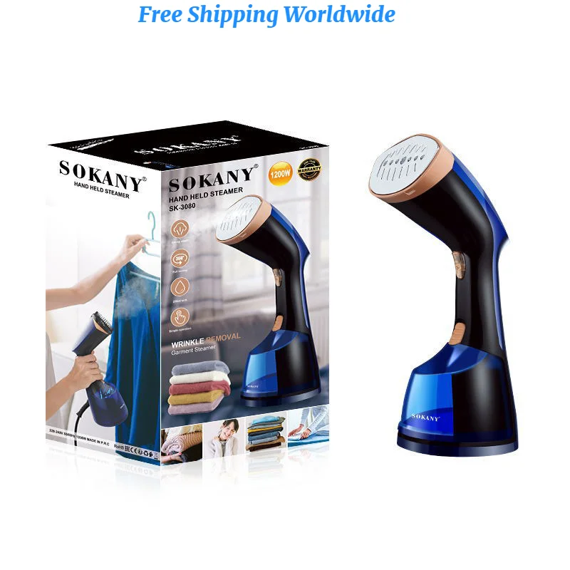 Handheld Garment Steamer for Clothes, Portable Fabric Wrinkles Remover, Fast Heat-up Iron, Auto-Off, Large Detachable Water Tank
Handheld Garment Steamer for Clothes, Portable Fabric Wrinkles Remover, Fast Heat-up Iron, Auto-Off, Large Detachable Water Tank