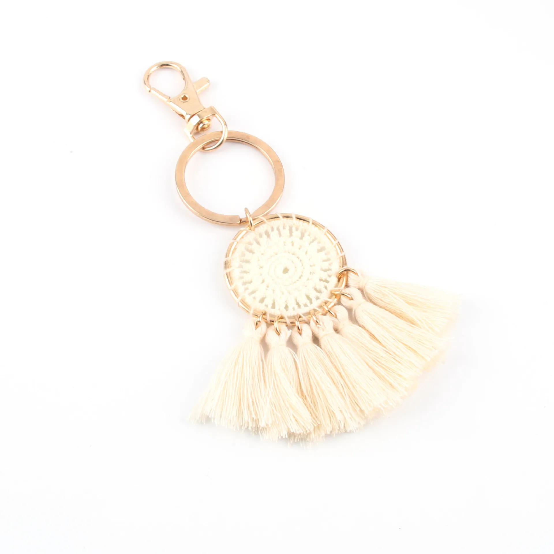 1PC Bohemia Dream Catcher Keychain With Tassel Fashion Ethnic Cotton Keychain Bag Charm Key Ring Trinket Jewelry
1PC Bohemia Dream Catcher Keychain With Tassel Fashion Ethnic Cotton Keychain Bag Charm Key Ring Trinket Jewelry