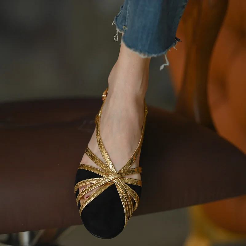 Womens' Sandals Retro Ladies Summer Shoes Spring Vintage Buckle Closed Toe Shoes For Women Patchwork Sandal Roman Style
Womens' Sandals Retro Ladies Summer Shoes Spring Vintage Buckle Closed Toe Shoes For Women Patchwork Sandal Roman Style