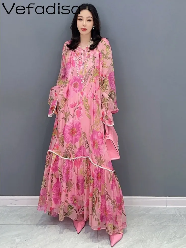 Vefadisa 2023 Summer New Sunscreen Fashion Flower Dress Personalized Women Elegant Dress Chiffon Pink Trendy Girl Skirt ZY715
Vefadisa 2023 Summer New Sunscreen Fashion Flower Dress Personalized Women Elegant Dress Chiffon Pink Trendy Girl Skirt ZY715
