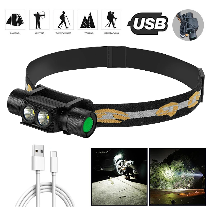 L2 Mini Headlamp High Power Head Flashlight 18650 USB Rechargeable Powerful Head Lamp Light XHP90 Headlight For Fishing Camping
L2 Mini Headlamp High Power Head Flashlight 18650 USB Rechargeable Powerful Head Lamp Light XHP90 Headlight For Fishing Camping