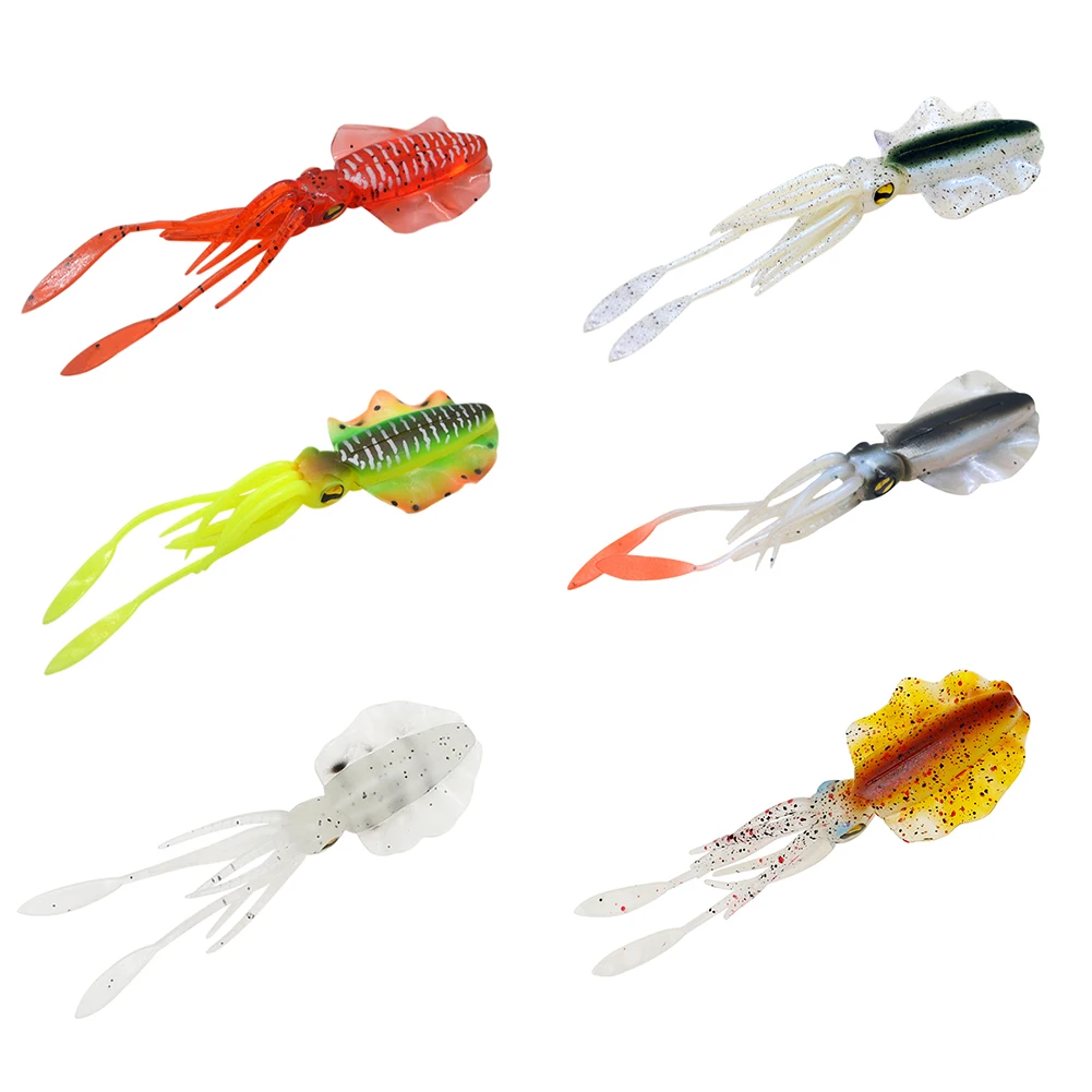 Fishing Soft Squid Lure Luminous Squid Jig Fish Lures for Sea Fishing Wobbler Bait Artificial Bionics Swimming Bait
Fishing Soft Squid Lure Luminous Squid Jig Fish Lures for Sea Fishing Wobbler Bait Artificial Bionics Swimming Bait