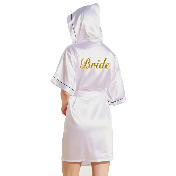 Women Silk Satin Robe Hooded Short Sleeve Homewear Female Spring Summer New Loose Casual Nightwear Bathrobe Sleepwear
Women Silk Satin Robe Hooded Short Sleeve Homewear Female Spring Summer New Loose Casual Nightwear Bathrobe Sleepwear