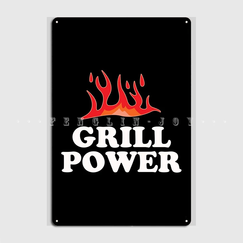 Grill Power Poster Metal Plaque Club Pub Garage Vintage Wall Decor Tin Sign Poster
Grill Power Poster Metal Plaque Club Pub Garage Vintage Wall Decor Tin Sign Poster