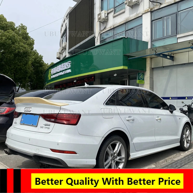For New Audi A3 Sedan 2014-2018 ABS Plastic Material Paint Glossy Black Carbon Fiber Lip Spoiler Rear Trunk Lid Car Spoiler Wing
For New Audi A3 Sedan 2014-2018 ABS Plastic Material Paint Glossy Black Carbon Fiber Lip Spoiler Rear Trunk Lid Car Spoiler Wing