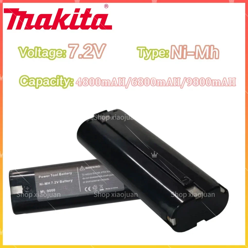 7.2V 4800mAh Tool Replacement Battery for Makita 9000 7000 7002 7033 4770D 6002D 6010D 6710D 9035D Ni-Mh Rechargeable Batteries 
7.2V 4800mAh Tool Replacement Battery for Makita 9000 7000 7002 7033 4770D 6002D 6010D 6710D 9035D Ni-Mh Rechargeable Batteries