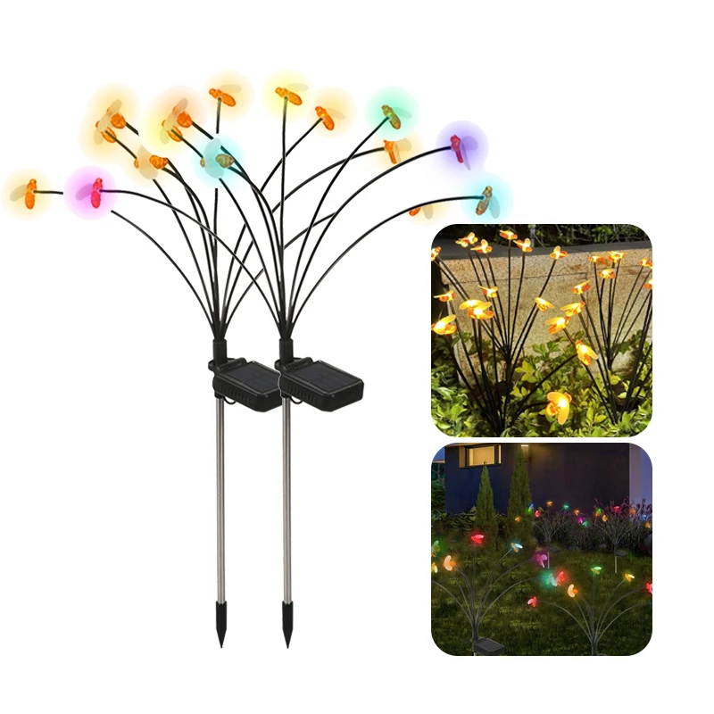 Solar Outdoor Light LED firefly lamp Garden Decoration Waterproof Garden Home Lawn Fireworks Light floor New Year Christmas
Solar Outdoor Light LED firefly lamp Garden Decoration Waterproof Garden Home Lawn Fireworks Light floor New Year Christmas