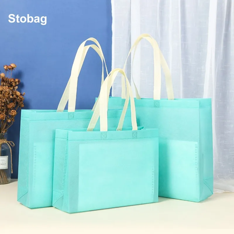 StoBag 50pcs Wholesale Non-woven Tote Bags Shopping Eco Fabric Portable Storage Reusable Large Pouch Custom Logo(Extra Fee)
StoBag 50pcs Wholesale Non-woven Tote Bags Shopping Eco Fabric Portable Storage Reusable Large Pouch Custom Logo(Extra Fee)