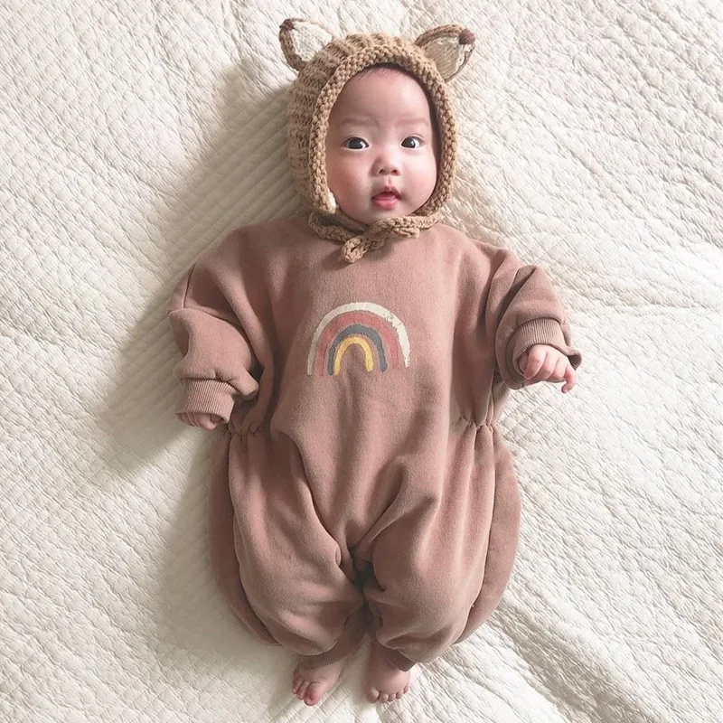 2022 New Long Sleeve Girl Autumn Baby Rainbow Print Bodysuit Fashion Baby Clothes Cotton Infant Boy Jumpsuit
2022 New Long Sleeve Girl Autumn Baby Rainbow Print Bodysuit Fashion Baby Clothes Cotton Infant Boy Jumpsuit