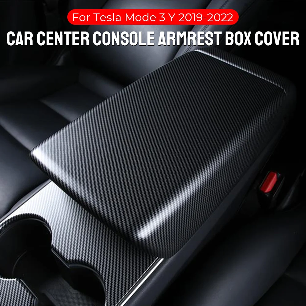 Center Console Armrest Box Cover For Tesla Model 3 Model Y 2019-2022 Protective Decoration Carbon Fiber Matte Black
Center Console Armrest Box Cover For Tesla Model 3 Model Y 2019-2022 Protective Decoration Carbon Fiber Matte Black