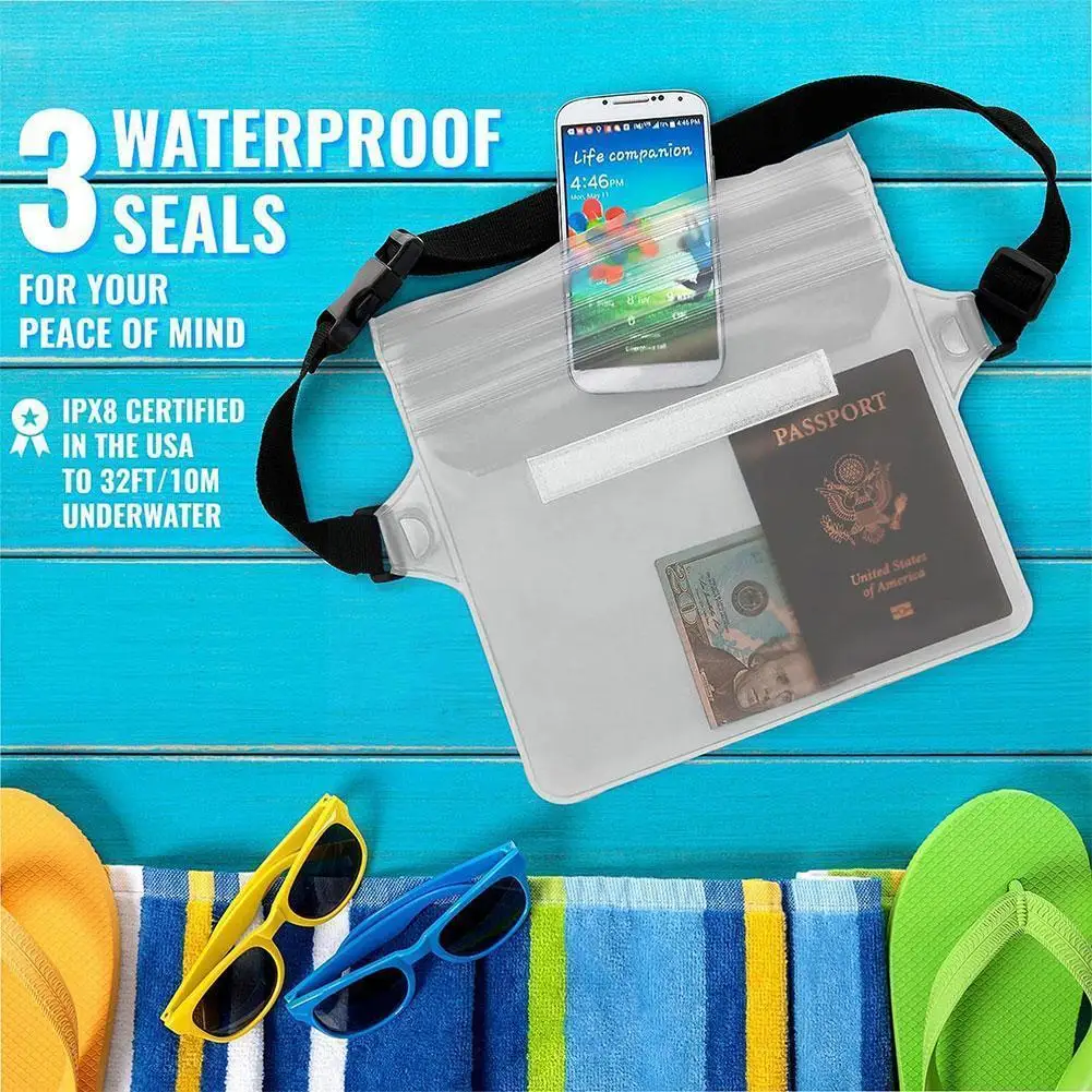 Waterproof Swimming Drifting Diving Waist Bag Outdoor Phone Shoulder Underwater Wallet Pack Bag Pocket Pouch Dry Sports Cas V8U9
Waterproof Swimming Drifting Diving Waist Bag Outdoor Phone Shoulder Underwater Wallet Pack Bag Pocket Pouch Dry Sports Cas V8U9
