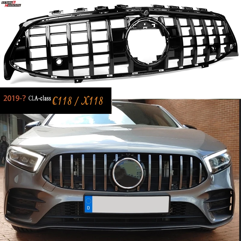 Решетка переднего бампера C118 GT для Mercedes Benz CLA Class 2019-2022 W118 X118 CLA250 CLA200 CLA220 CLA35, тормозные автомобильные грили для стрельбы
Решетка переднего бампера C118 GT для Mercedes Benz CLA Class 2019-2022 W118 X118 CLA250 CLA200 CLA220 CLA35, тормозные автомобильные грили для стрельбы