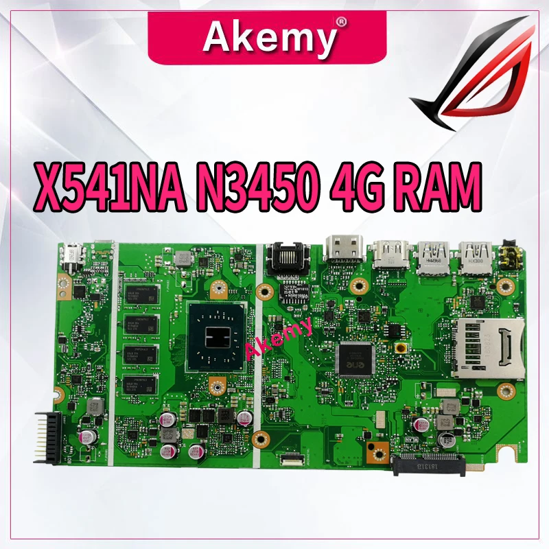 Материнская плата X541NA REV 2,1 Для Asus X541NA, материнская плата для ноутбука X541N, протестированная материнская плата 100%, процессор OK N3450, 4 ядра, 4 Гб О...
Материнская плата X541NA REV 2,1 Для Asus X541NA, материнская плата для ноутбука X541N, протестированная материнская плата 100%, процессор OK N3450, 4 ядра, 4 Гб О...