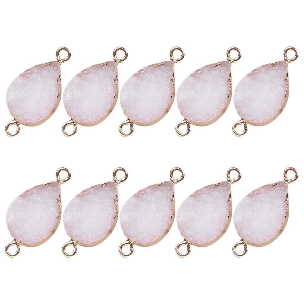 10Pcs Druzy Agate Links Pendants Jewelry Connector Druzy Charms Bracelets Connector for Jewelry Making ( White )
10Pcs Druzy Agate Links Pendants Jewelry Connector Druzy Charms Bracelets Connector for Jewelry Making ( White )