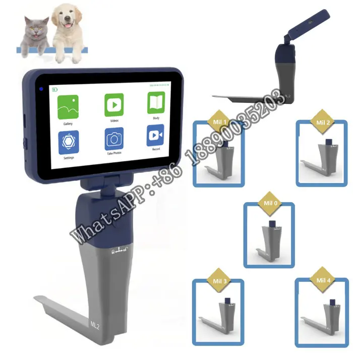 Wholesale Veterinary Equipment Portable 4.5-inch Touchscreen Veterinary Digital Laryngoscope Video
Wholesale Veterinary Equipment Portable 4.5-inch Touchscreen Veterinary Digital Laryngoscope Video