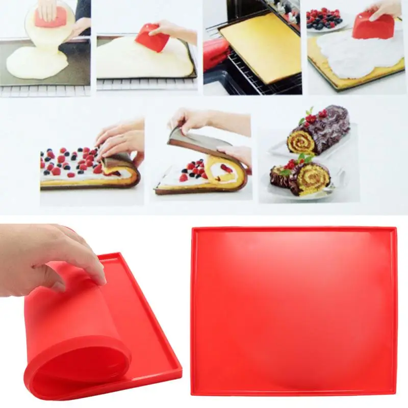 1PC Non-stick Oven Silicone Mat Baking Mat Rice Roll Cake Roll Bake Rolling Dough Mat Silicone Baking Mat Baking Tools for Cakes
1PC Non-stick Oven Silicone Mat Baking Mat Rice Roll Cake Roll Bake Rolling Dough Mat Silicone Baking Mat Baking Tools for Cakes