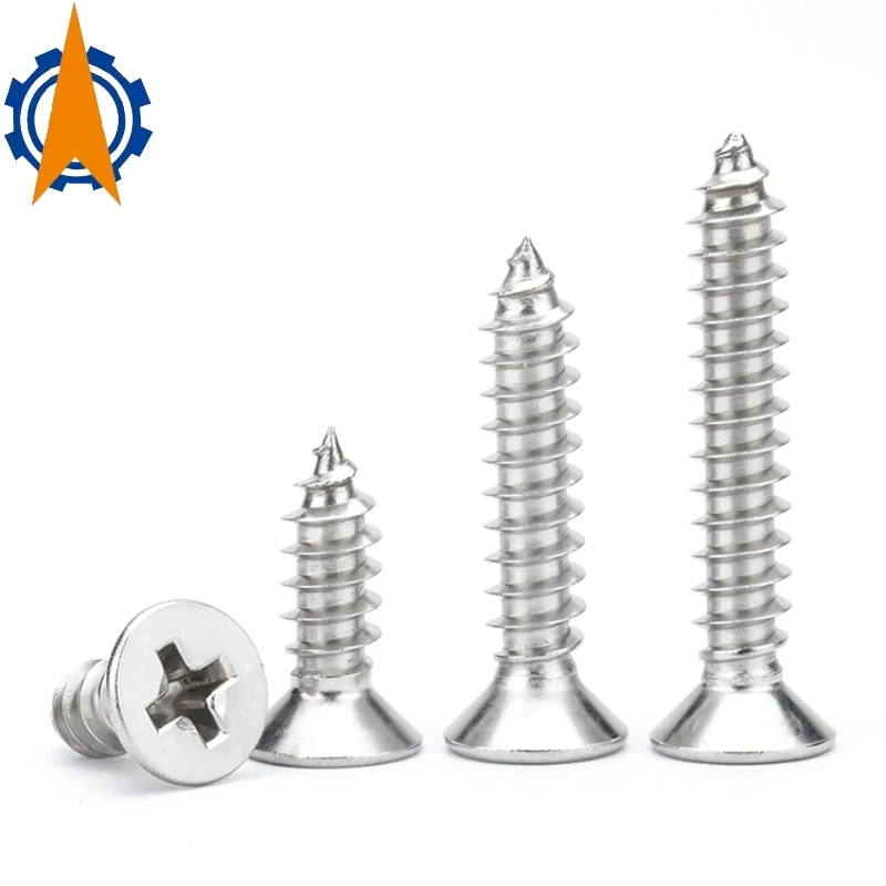 DIN7050 M1-M2 M3 M3.5 M4 M5 M6 304 Stainless Steel Phillips Flat Countersunk Head Self-Tapping Screw Cross Wood Screw
DIN7050 M1-M2 M3 M3.5 M4 M5 M6 304 Stainless Steel Phillips Flat Countersunk Head Self-Tapping Screw Cross Wood Screw