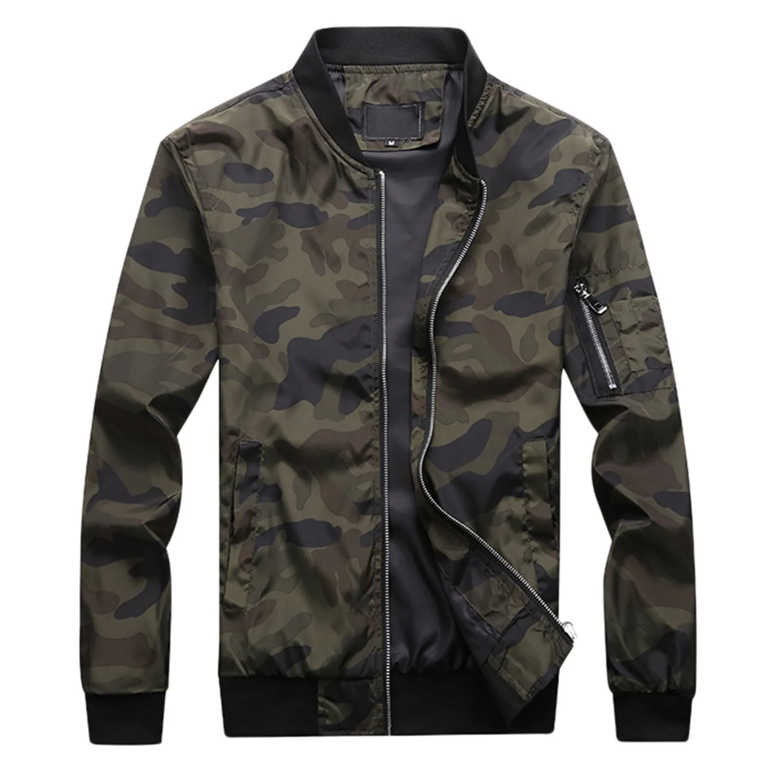 Camouflage Zipper Jacket Mens Fashion Business Jacket Coat Leisure Zipper Casual Warm Jacket Outwear For Man Vintage Clothing
Camouflage Zipper Jacket Mens Fashion Business Jacket Coat Leisure Zipper Casual Warm Jacket Outwear For Man Vintage Clothing