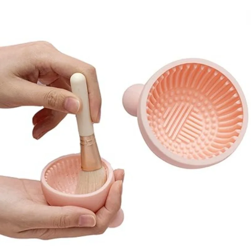 Silicone Cleaning Washing Bowl Tools Brush Cleaning Bowl Portable Cleaning Pad Scrubber Pad Makeup Brush Cleaner
Silicone Cleaning Washing Bowl Tools Brush Cleaning Bowl Portable Cleaning Pad Scrubber Pad Makeup Brush Cleaner