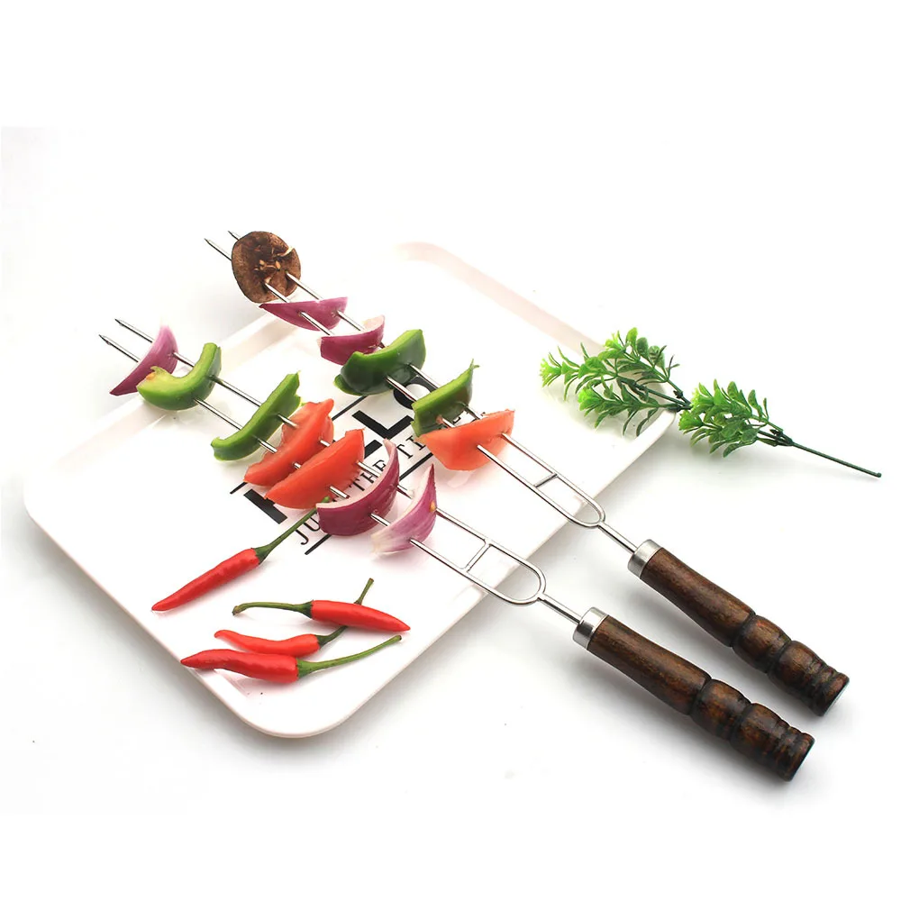 Stainless steel barbecue skewer, seafood skewer, barbecue skewer, barbecue stick, U-shaped barbecue fork
Stainless steel barbecue skewer, seafood skewer, barbecue skewer, barbecue stick, U-shaped barbecue fork