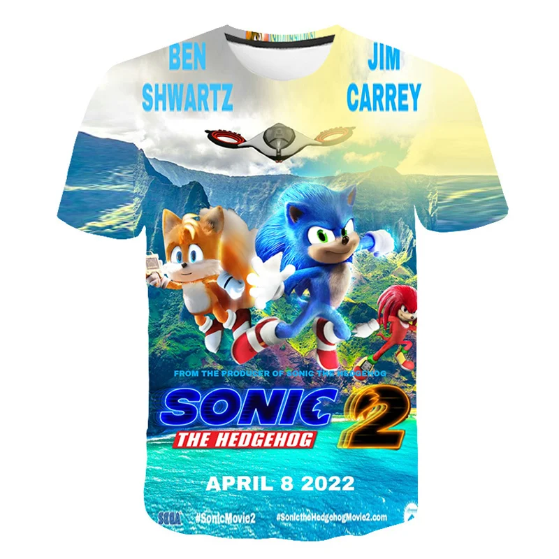 Футболка Sonic 2 для детей, футболка для мальчиков и девочек, футболка для подростков с мультяшным рисунком, летняя одежда с коротким рукавом д...
Футболка Sonic 2 для детей, футболка для мальчиков и девочек, футболка для подростков с мультяшным рисунком, летняя одежда с коротким рукавом д...