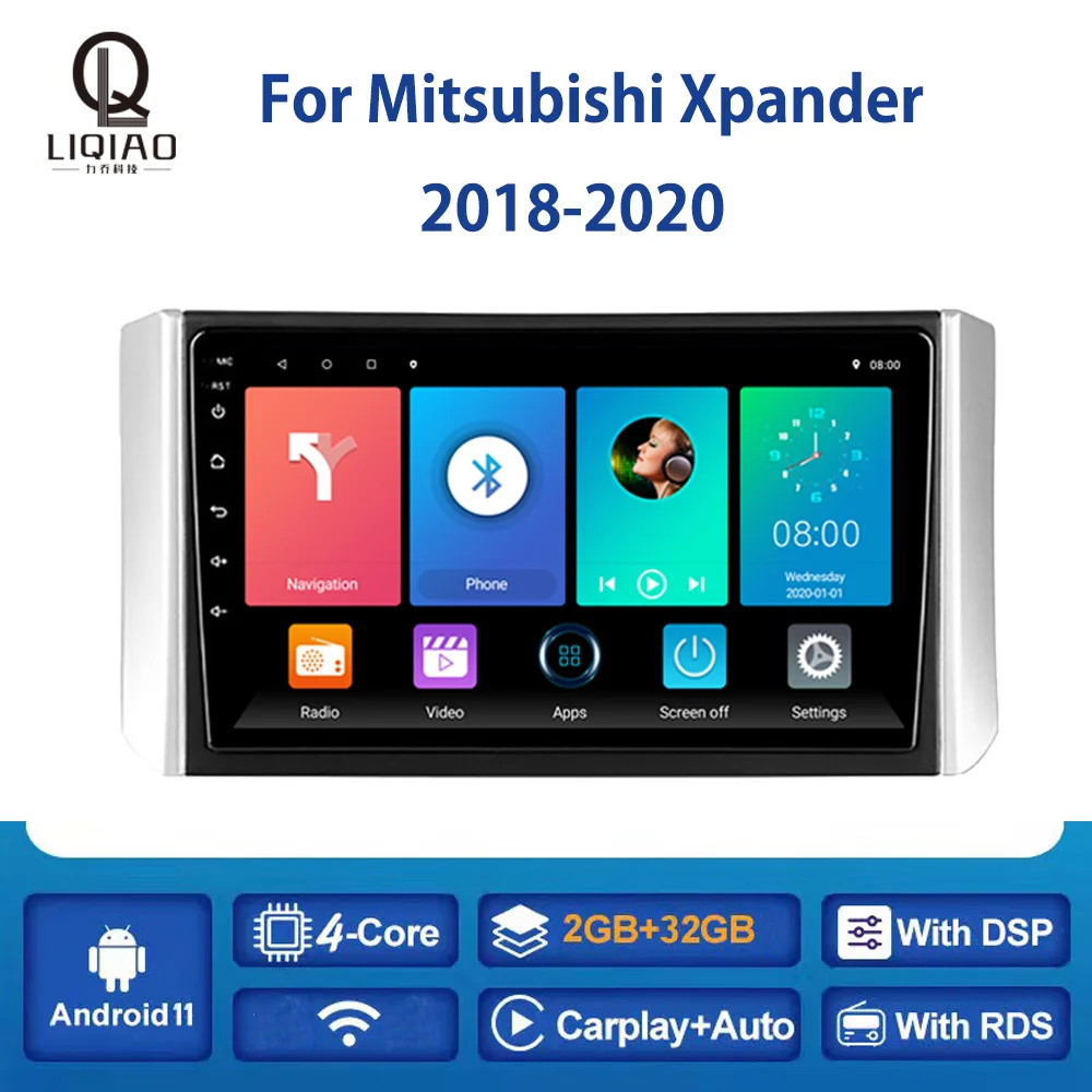 Автомагнитола LIQIAO для Mitsubishi Xpander 2018 - 2020 Carplay Multimidia, видеоплеер с GPS-навигацией, камерой заднего вида, OBD USB
Автомагнитола LIQIAO для Mitsubishi Xpander 2018 - 2020 Carplay Multimidia, видеоплеер с GPS-навигацией, камерой заднего вида, OBD USB