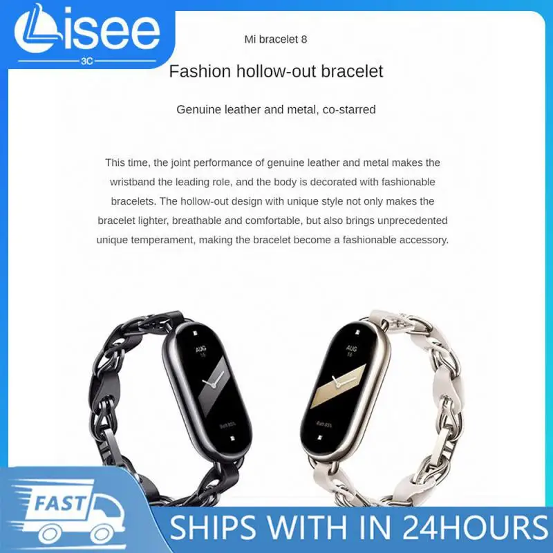 

Mi Band 8 Bracelet Blood Oxygen 1.62" AMOLED Display Fitness Tracker 16 Days Battery Fashion Smart Watch Wristband MIBand
