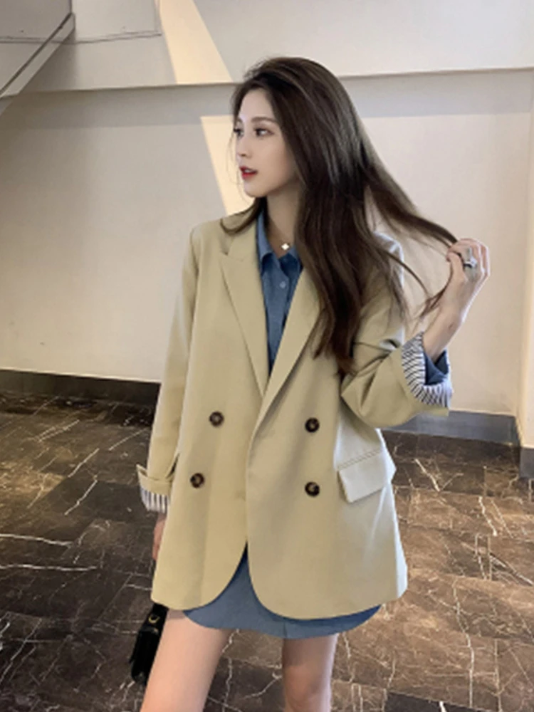Early Spring New Medium and Long Professional Small Suit Women's Temperament Coat Blazer Women Blazer Black Ladies Tops
Early Spring New Medium and Long Professional Small Suit Women's Temperament Coat Blazer Women Blazer Black Ladies Tops